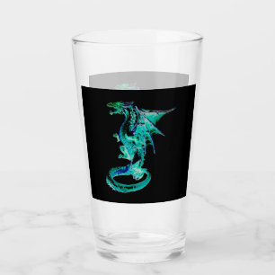 Zeeblauwe Draak Fantasie Schepsel Kunst, Oceaan My Glas