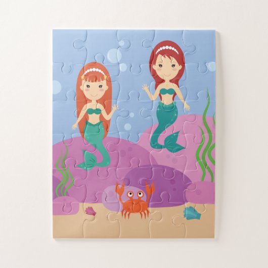 Zeebodemschattige zeemeermatten onder water puzzel (Verticaal)