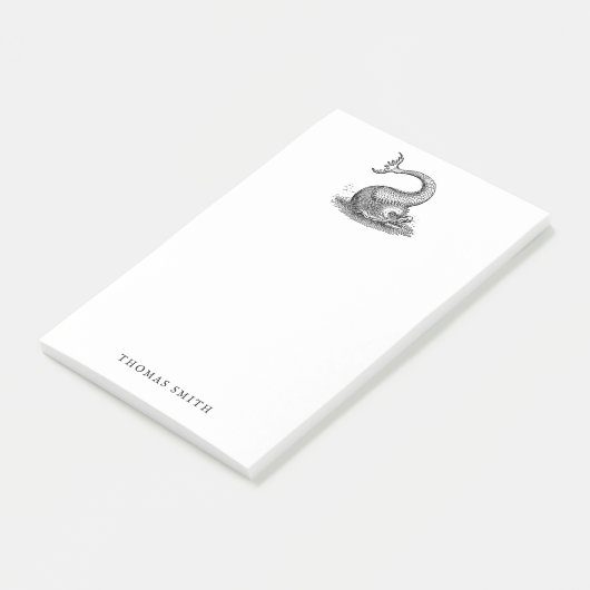 -zeeborstkast, persoonlijk post-it® notes (Schuin)