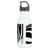 zeebra waterfles  (Achterkant)