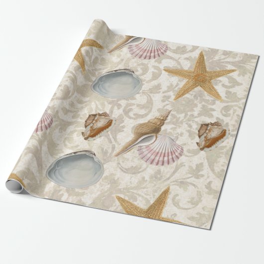 zeebrasem cadeaupapier (Uitgerold)