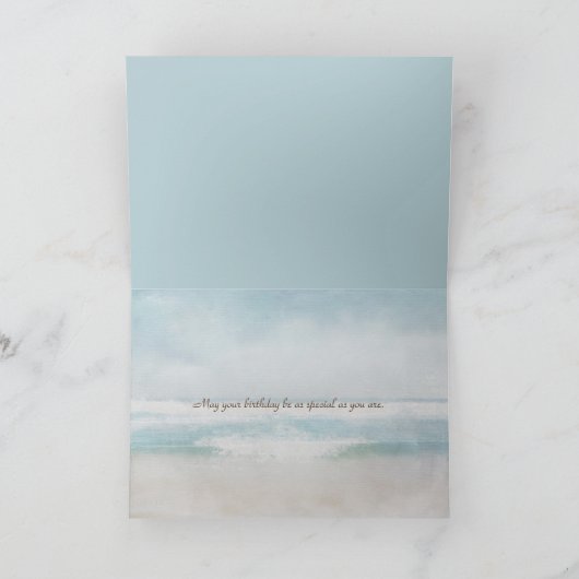 Zeebrasem en oceaansurf waterverf kaart (Binnen)