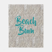 Zeebrasem-water op het strand fleece deken (Voorkant)