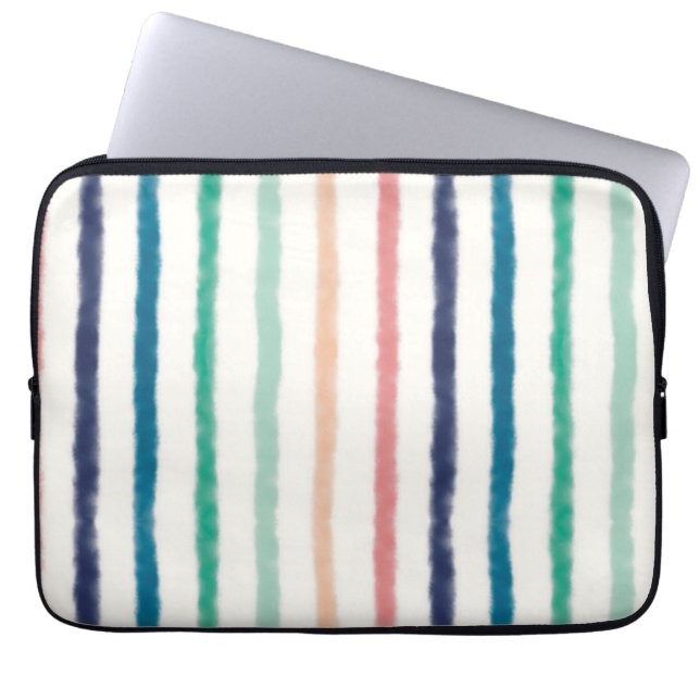 Zeebries Strepen Laptop Sleeve (Voorkant)