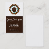 Zeebruine zeehond, aangepast visitekaartje (Voorkant / Achterkant)