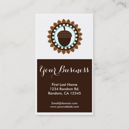 Zeebruine zeehond, aangepast visitekaartje (Voorkant)