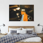 ZEECAPITEIN 60 X 40 DOEK OMWIKKELDE PRINT (Insitu (Slaapkamer))