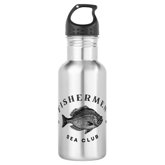 Zeeclub voor Vissers Waterfles (Voorkant)