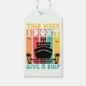 Zeecruise Cadeaulabel (Voorkant)