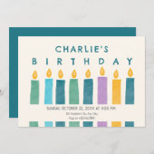 Zeedaarkaarsen Kaart (Voorkant / Achterkant)