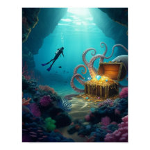 Zeedier bewaakt schat