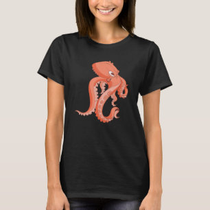 Zeedier Kraken Duiken Oceaan Octopus T-shirt