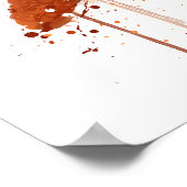 Zeedier Muur Kunstprint 'Zeester' Poster (Hoek)