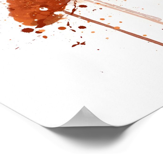 Zeedier Muur Kunstprint 'Zeester' Poster (Hoek)