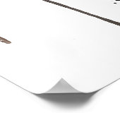 Zeedier wandkunst afdruk 'Pijlstaartrog' Poster (Hoek)