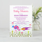 Zeedieren Baby Shower Kaart (Staand voorkant)