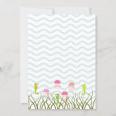 Zeedieren Baby Shower Kaart (Achterkant)