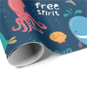 Zeedieren Inpakpapier (Rol Hoek)