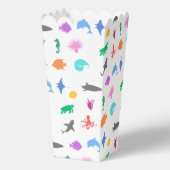 Zeedieren met patronen bedankdoosjes (Voorkant)
