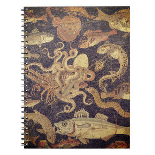Zeedieren, Pompeii mozaïek Notitieboek