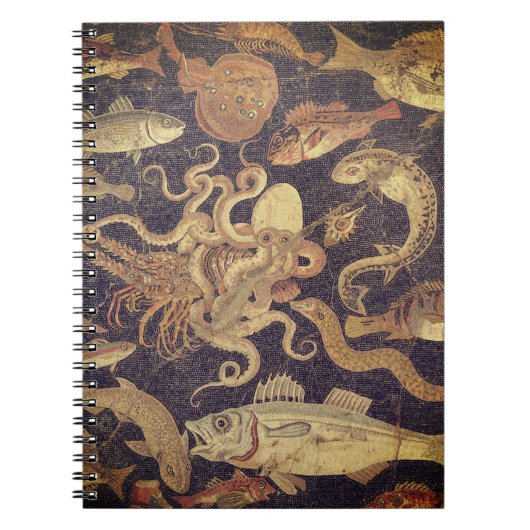 Zeedieren, Pompeii mozaïek Notitieboek (Voorkant)
