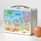 Zeedieren RVS Lunchbox (In situ)
