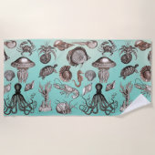 Zeedieren Strandlaken (Voorkant)