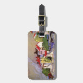  zeedorp Italië Toerisme Bagagelabel (Voorkant verticaal)