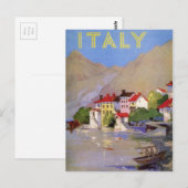  zeedorp Italië Toerisme Briefkaart (Voorkant / Achterkant)