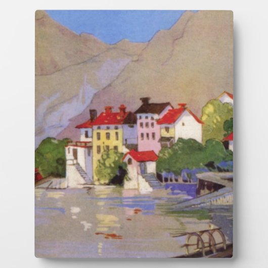  zeedorp Italië Toerisme Fotoplaat (Voorkant)