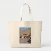zeedorp Italië Toerisme Grote Tote Bag (Voorkant)