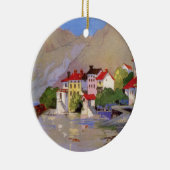  zeedorp Italië Toerisme Keramisch Ornament (Rechts)