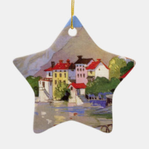  zeedorp Italië Toerisme Keramisch Ornament
