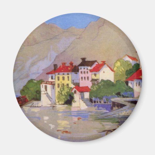 zeedorp Italië Toerisme Magneet (Voorkant)