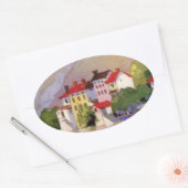  zeedorp Italië Toerisme Ovale Sticker (Envelop)