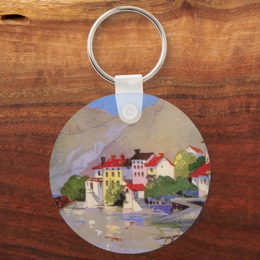  zeedorp Italië Toerisme Sleutelhanger (Voorkant)