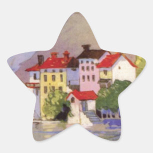  zeedorp Italië Toerisme Ster Sticker