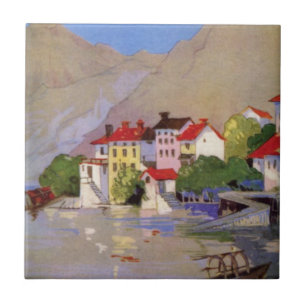  zeedorp Italië Toerisme Tegeltje