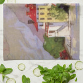  zeedorp Italië Toerisme Theedoek (Gevouwen)