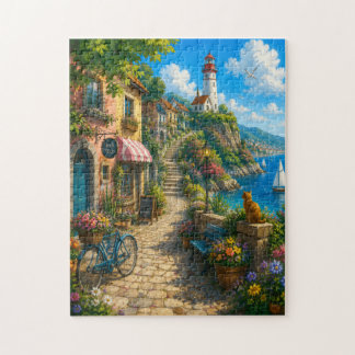 Zeedorp ontsnappingspuzzel legpuzzel