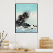 Zeedraak naar Mt. Fuji Japan Poster (Keuken)