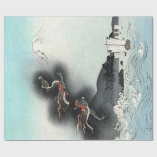 Zeedracht van de Drakenwoede voor Mount Fuji, Japa Cadeaupapier