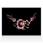ZEEDRAGON 2 MONOGRAM ,rood zwart (Binnen Horizontaal (Boven))