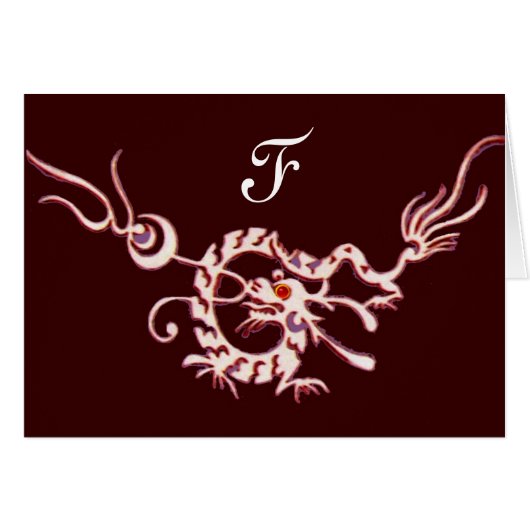 ZEEDRAGON 2 MONOGRAM ,rood zwart (Voorkant Horizontaal)