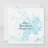 ZEEDRAGON blauw paars violet zwart geel Kaart (Achterkant)