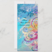 ZEEDRAGON blauw paars zwart geel Kaart (Achterkant)