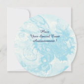 ZEEDRAGON blauw paars zwart geel Kaart (Achterkant)