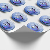 Zeeduivel aquarium vis schaal schattig cadeaupapier (Hoek)