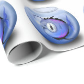 Zeeduivel aquarium vis schaal schattig cadeaupapier (Rol Hoek)