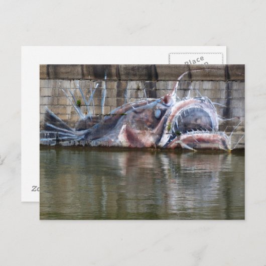 Zeeduivel Briefkaart (Voorkant / Achterkant)